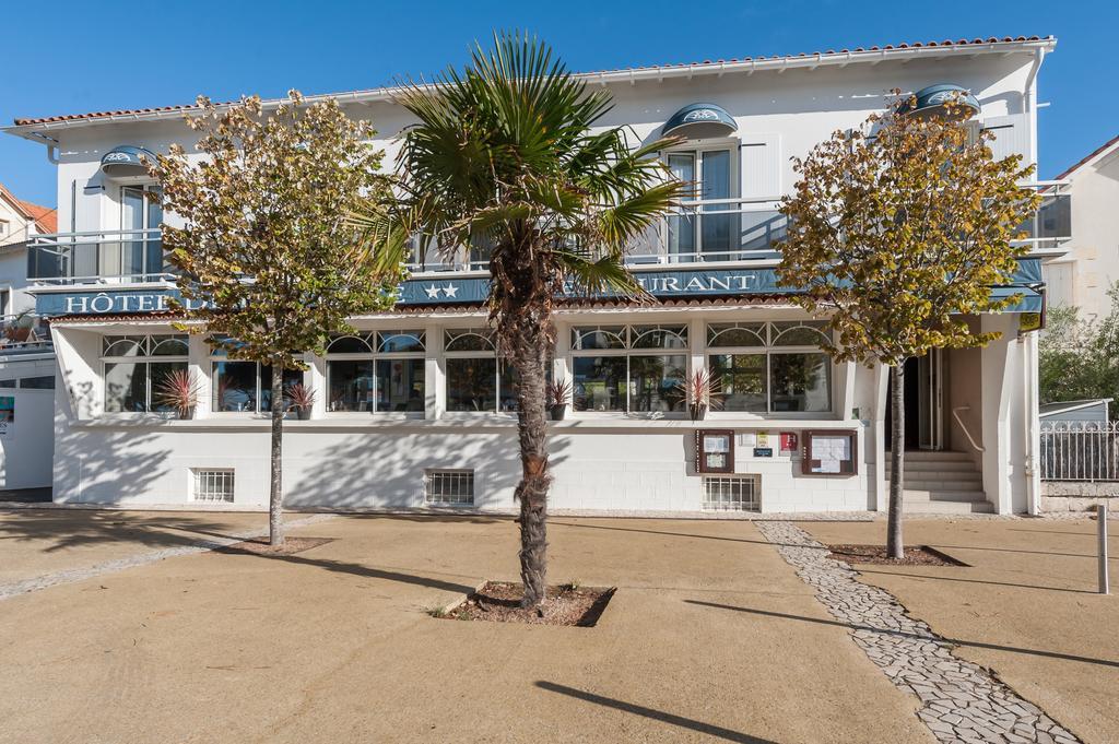 Hotel De La Plage Saint-Palais-sur-Mer Bagian luar foto